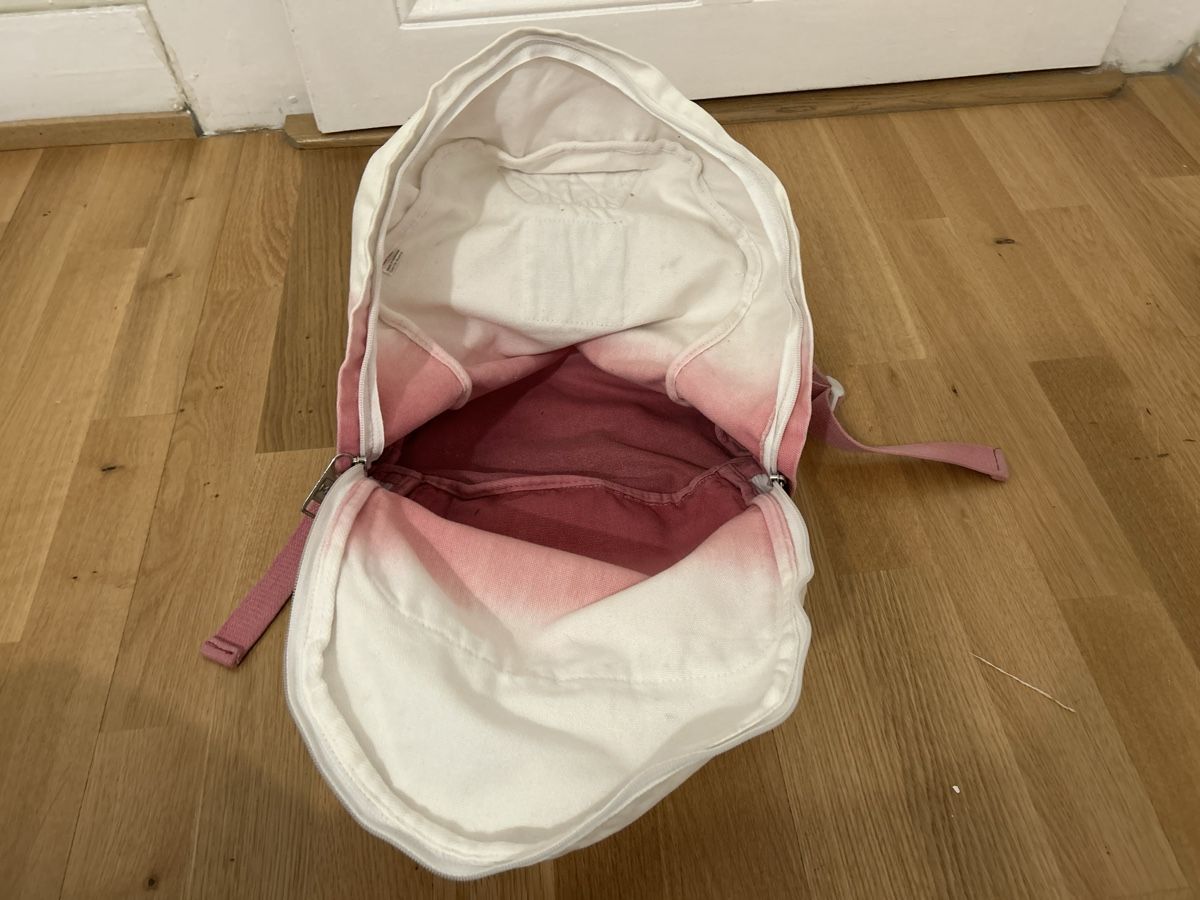 Marc Jacobs Rucksäcke: Marc Jacobs Cotton Tie-Dye Backpack Pink White – Gebraucht aus Genève von TreasureChest 2