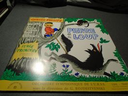 Schallplatte Pierre et le loup, Gérard Philipe