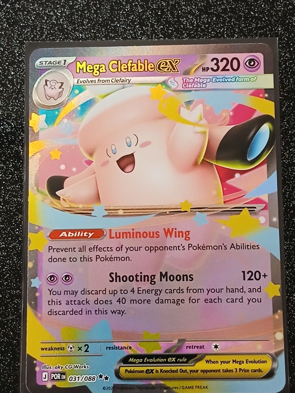 Pokémon Sammelbilder & Trading cards: Perfect Order / Mega Clefable ex 031/088 EN – Neu (gemäss Beschreibung) aus Zug von Vorphalak