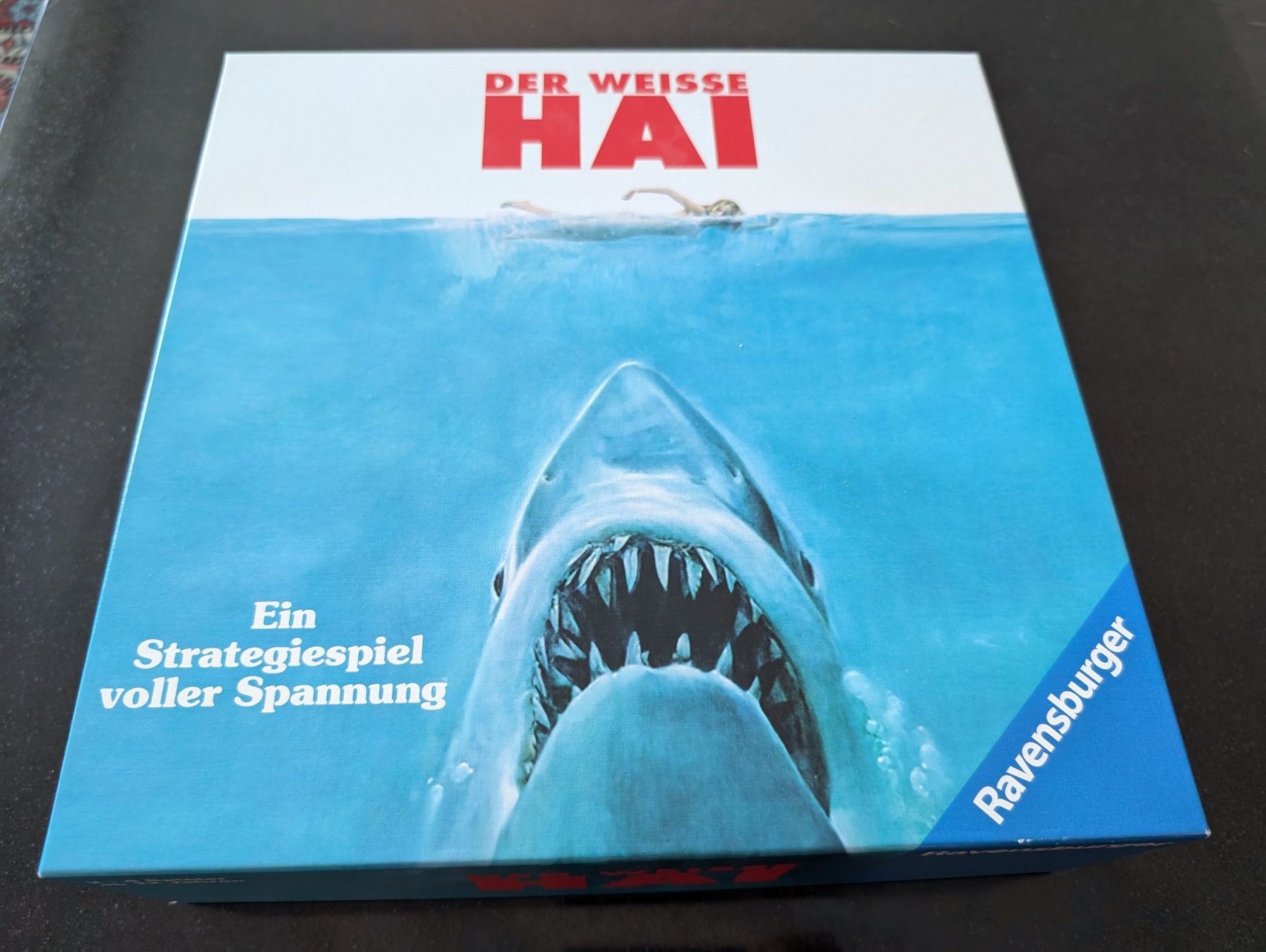 Ravensburger Giochi: DER WEISSE HAI BRETTSPIEL - RAVENSBURGER – Usato da Spiegel b. Bern venduto da Natix