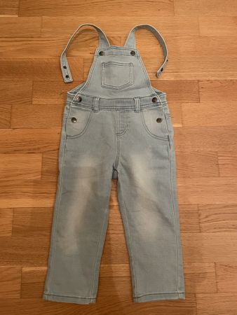 Jeans-Latzhose, Gr. 92,