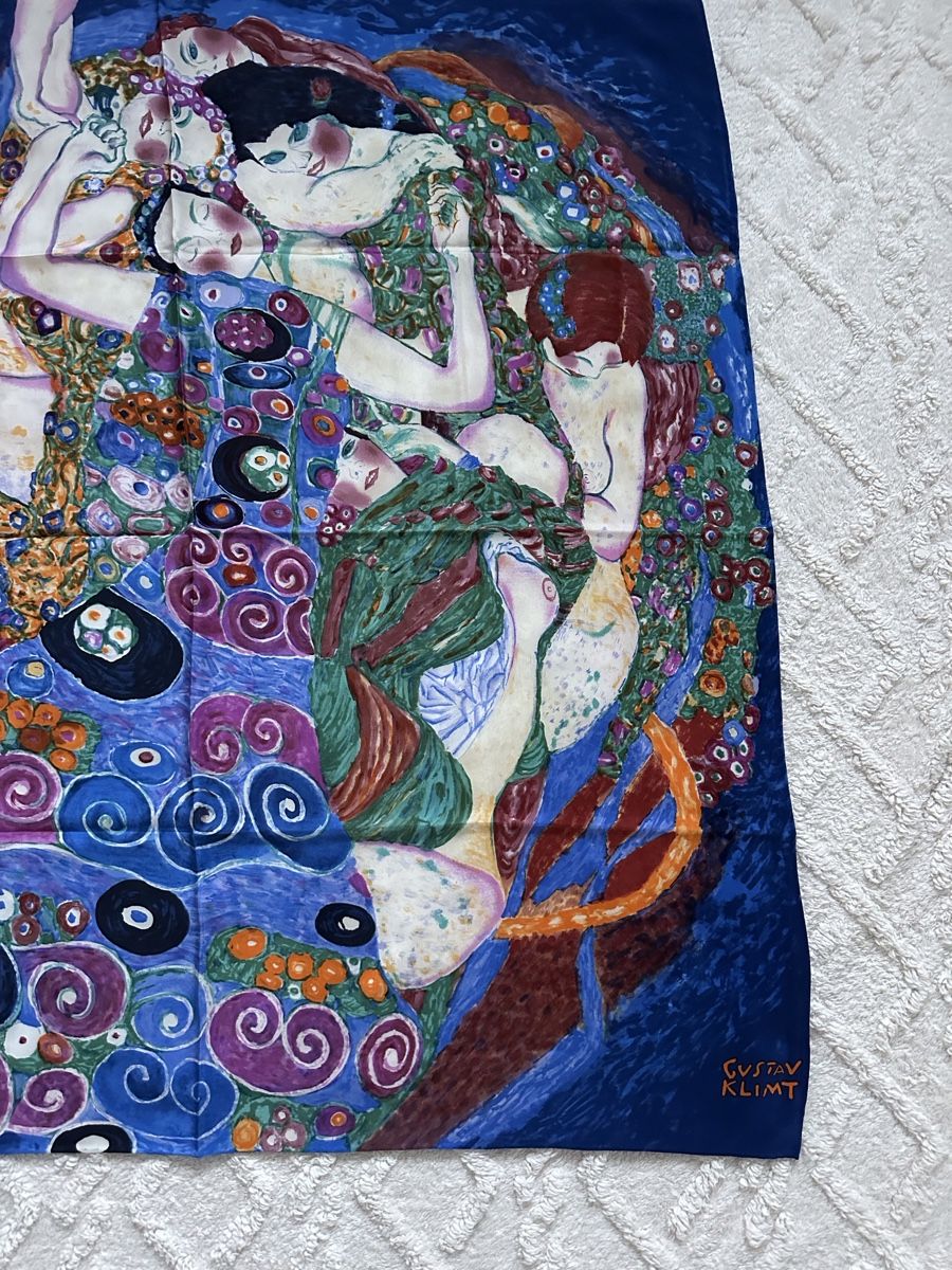 Foulard & Sciarpe: Gustav Klimt Seidenschal "Die Jungfrau" – Nuovo (secondo la descrizione) da Zollikon venduto da pan_8jtm 2