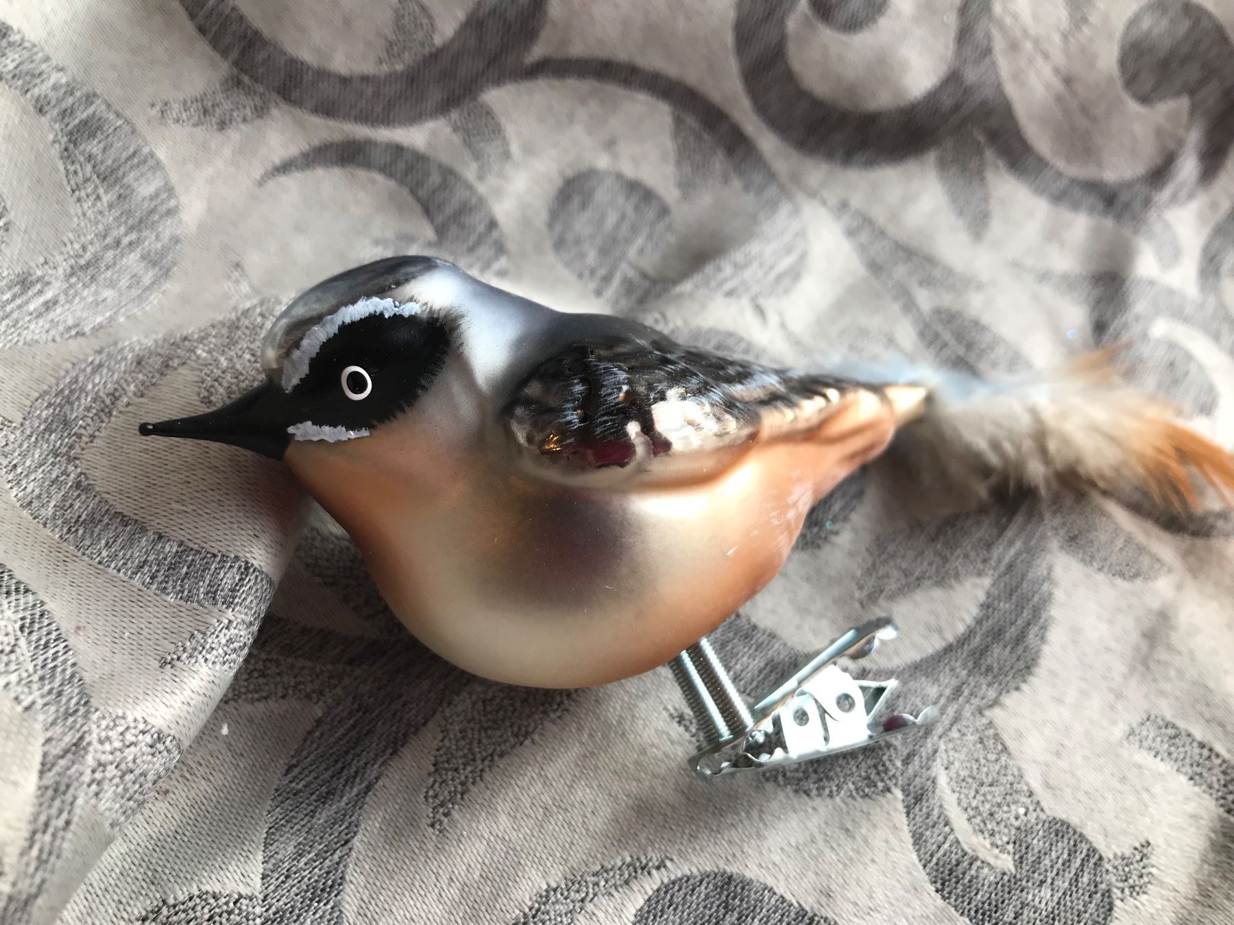 Tutte le decorazioni: Steinschmätzer Vogel Christbaumschmuck – Nuovo e nell'imballaggio originale da Alpnach Dorf venduto da marvo 2