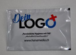 Individuell bedruckte Feuchttücher  | Digitaldruck 1000 stk.