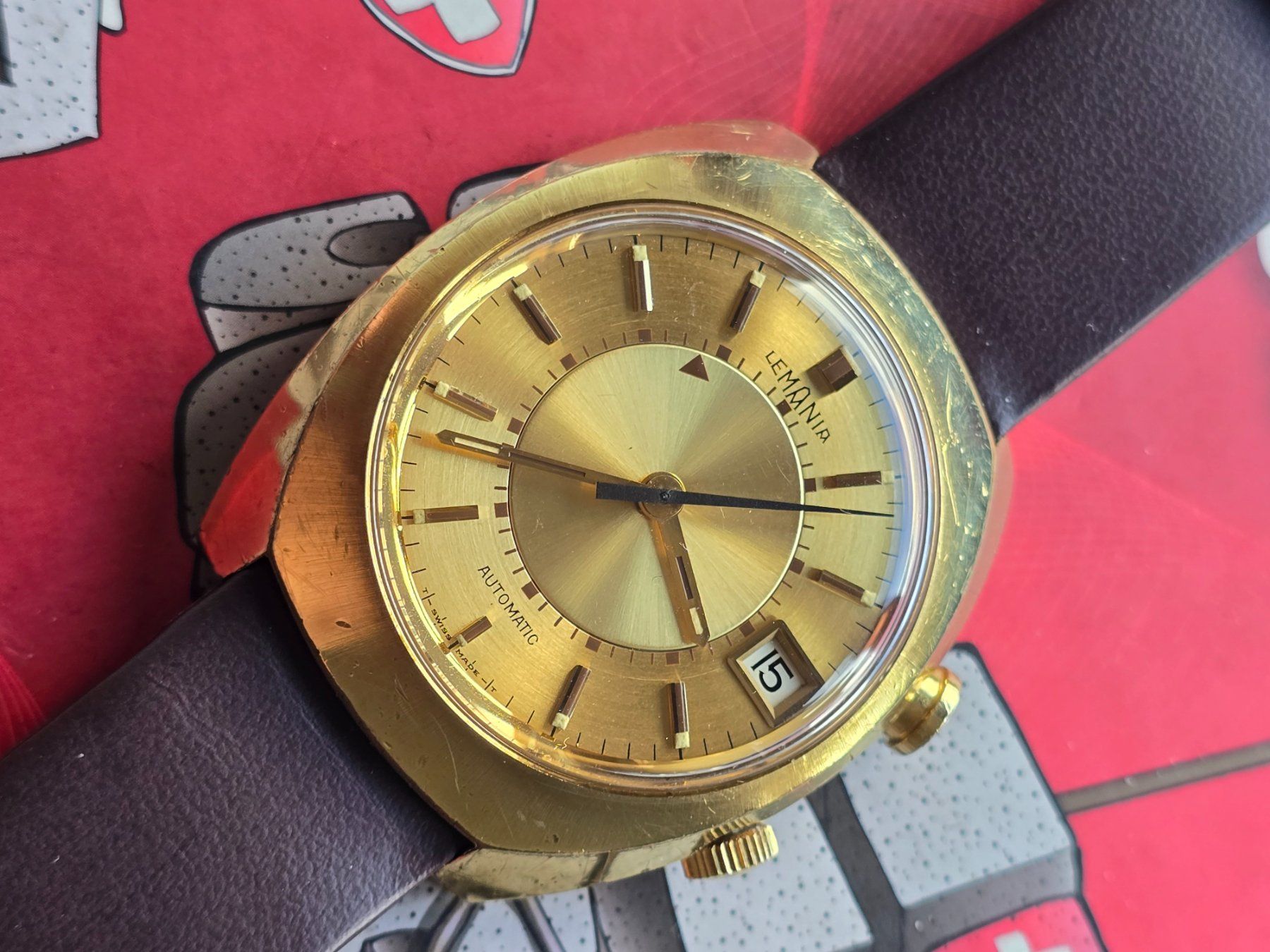 Favre Leuba Orologi: 20 Lemania Memomatic Wecker Cal 2980 Wunderschoen – Usato da Muri AG venduto da Corredor