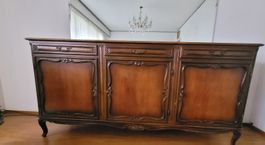 buffet en bois style louis XV