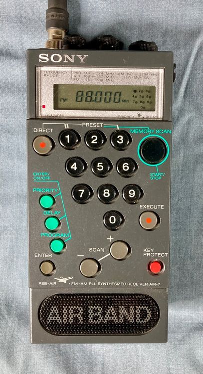 Flugfunkempfänger/ Radio Sony AIR-7 (Gebraucht) in Aarberg für CHF 88 ...