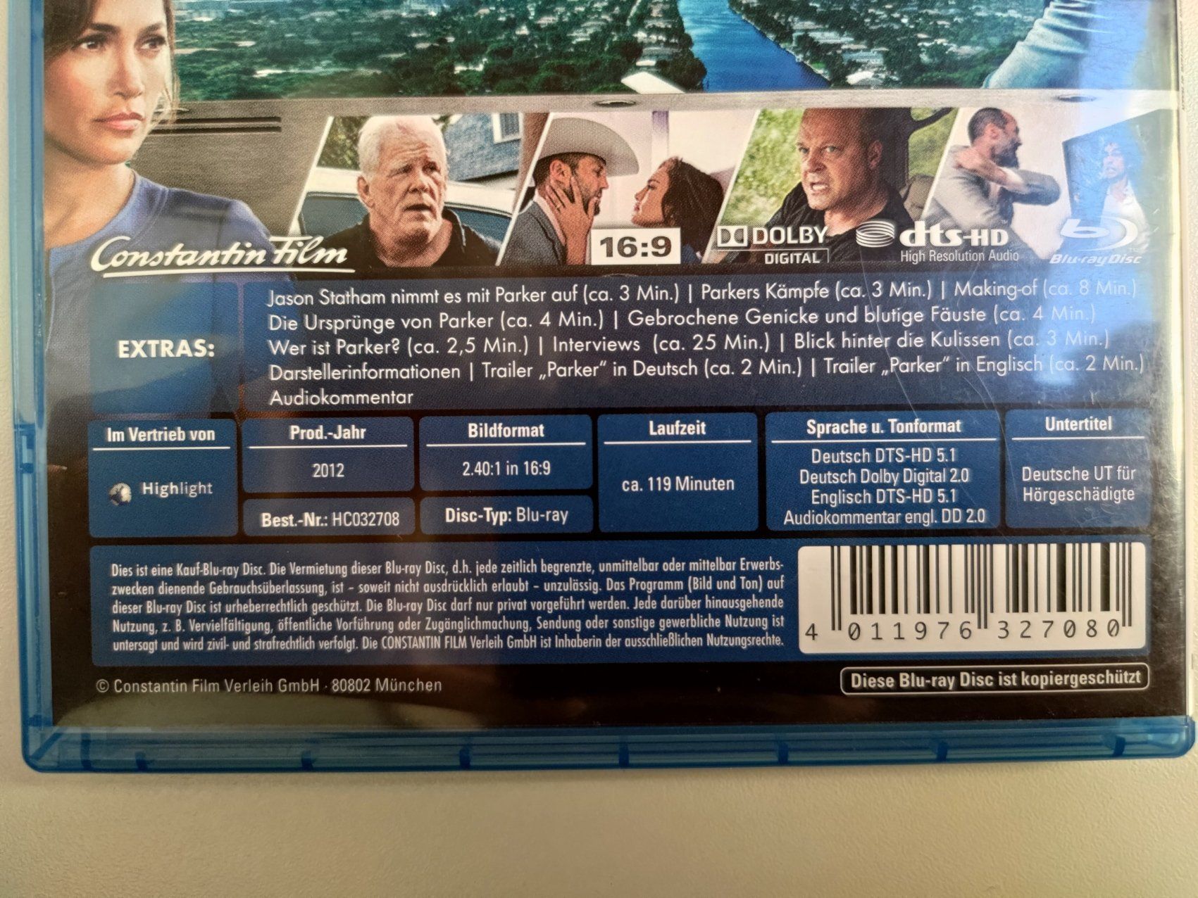 Tutti i DVDs: Parker – Usato da Liestal venduto da Kratzilla 3