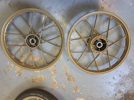 Felgen/Räder snowflake Neu Gepulvert in Bronze/Gold 