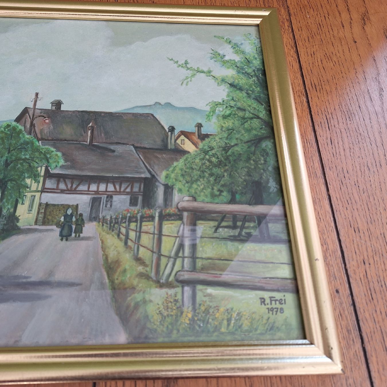Foto & Immagini: Schönes Bild, Dorf, Häuser, R. Frei 1978 – Usato da Winterthur venduto da Goldpipau 3