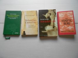 4 Bücher: Ueli Greminger, Eveline Hasler, Paulo Coelho