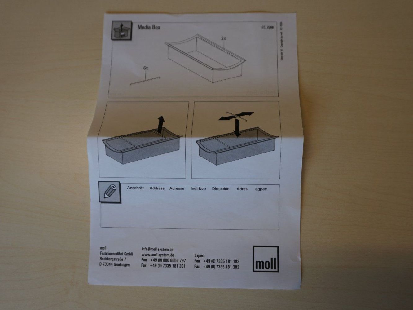Contenitori & Simili: Moll Mediabox pink – Nuovo (secondo la descrizione) da Giswil venduto da sowo60 2