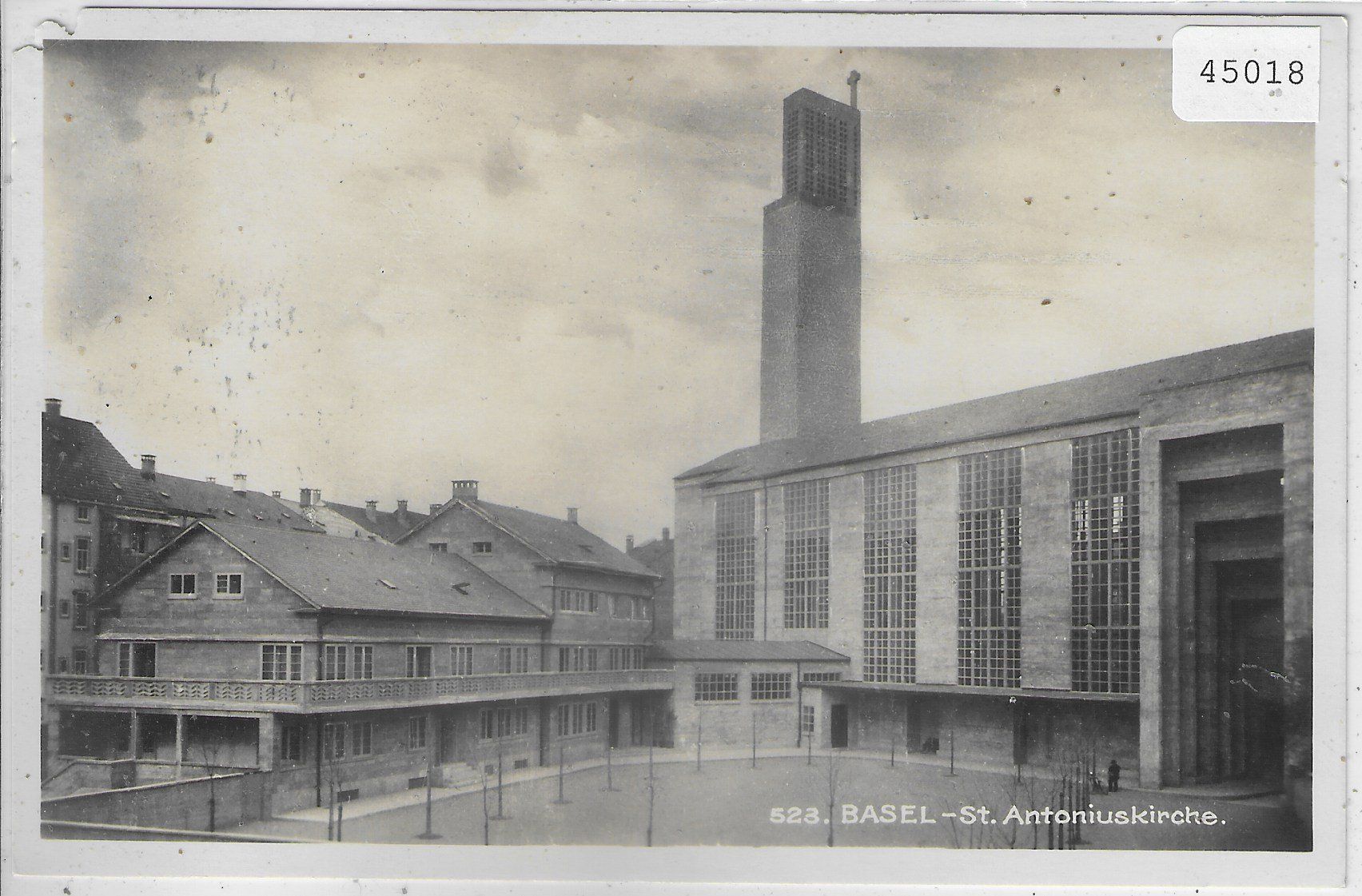 Ansichtskarten: Basel - St. Antoniuskirche – Defekt aus Ettingen von Kartenplanet