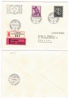 Lettre R. de Bern BPA A357 pour Zürich le 19.VIII.45