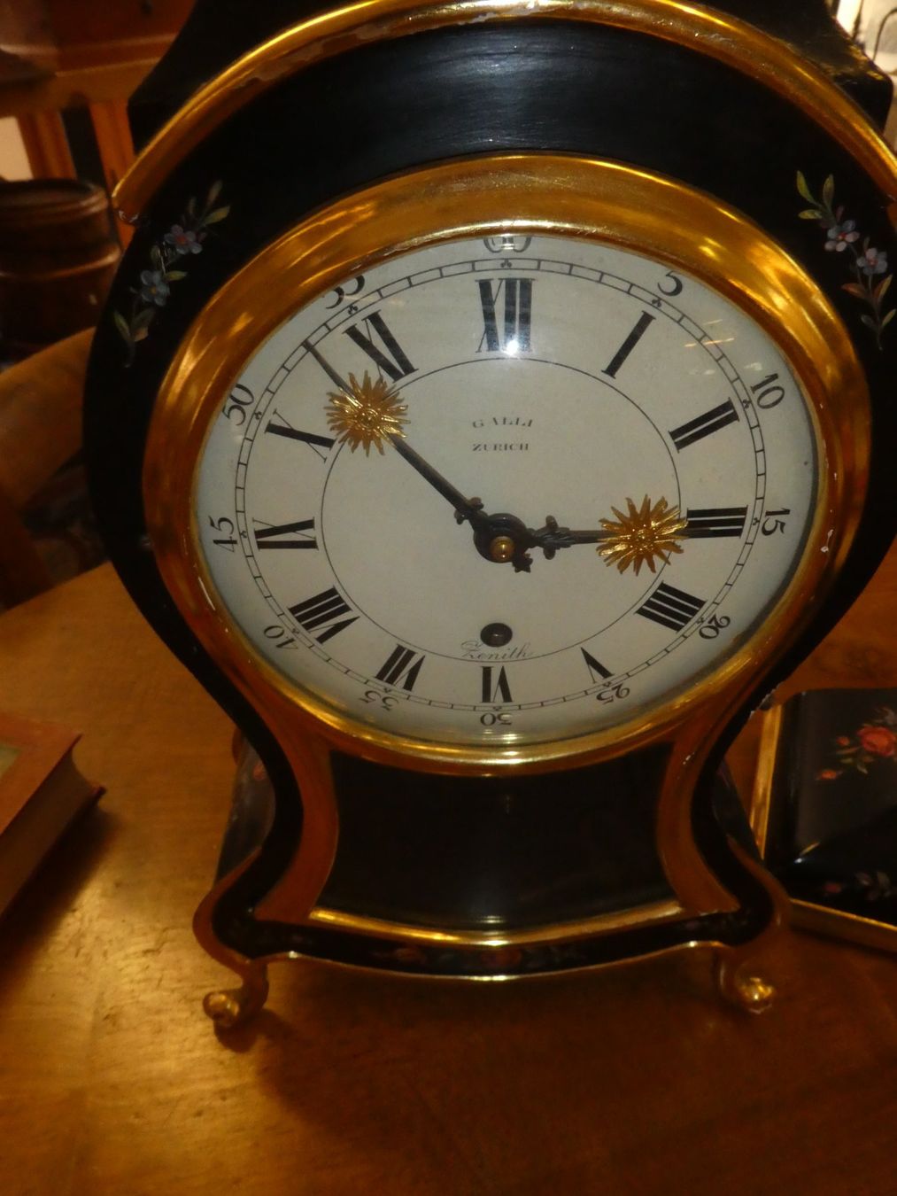 Zenith Orologi da terra & Orologi da parete: Tischuhr Penduele Zenith mit Sockel – Usato da Chur venduto da Diversico2010 1
