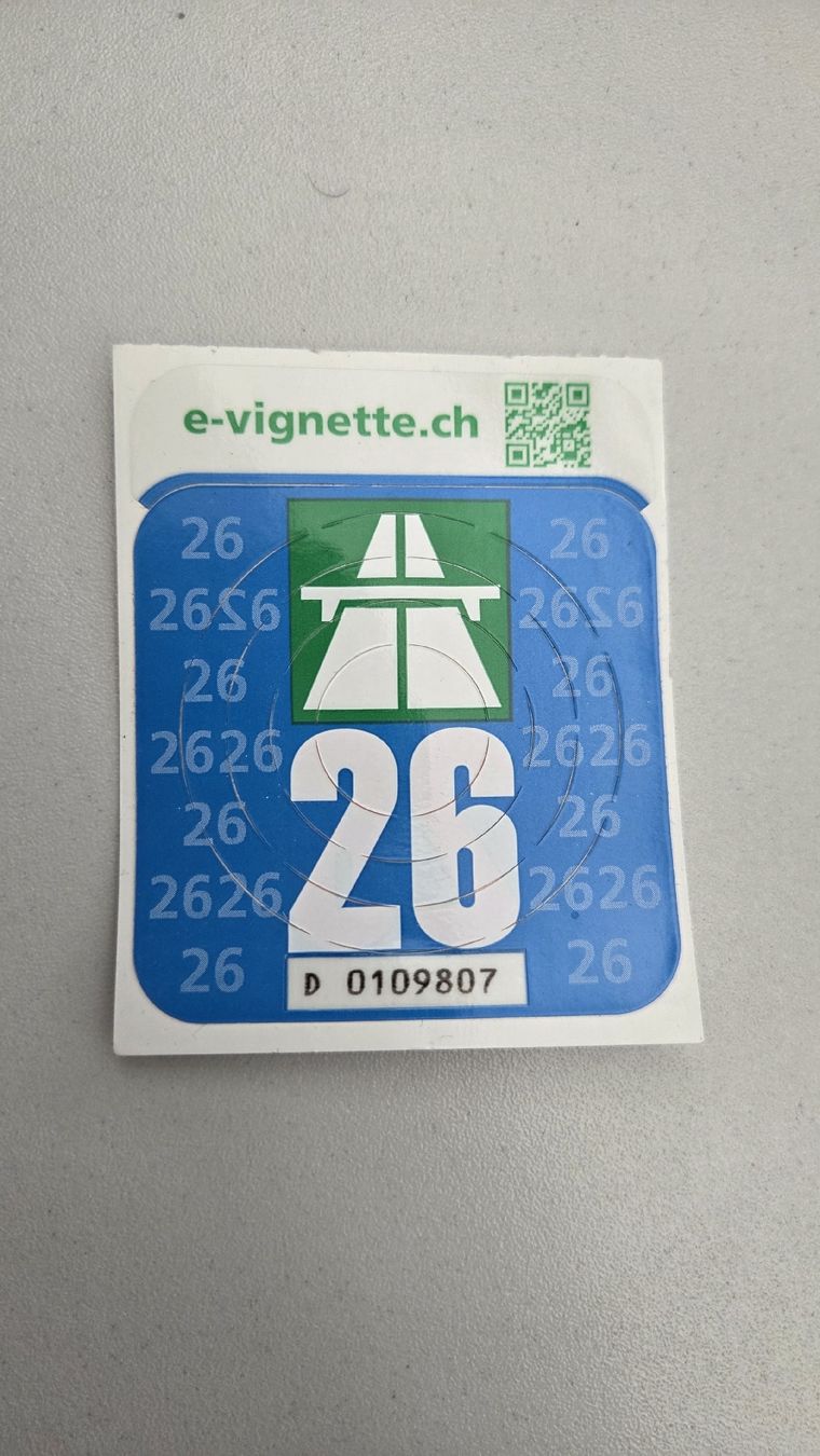 Vignette autostradali: Autobahn-Vignette 2026 – Nuovo e nell'imballaggio originale da Kägiswil venduto da Moratti79