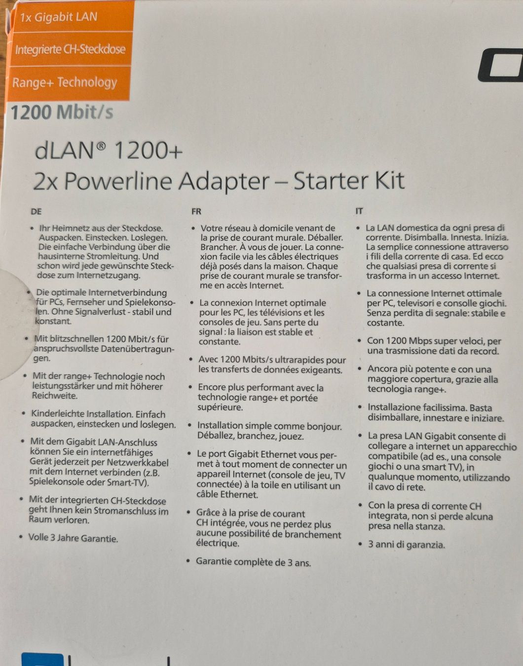 Devolo Lecteurs & Adaptateurs: Devolo Powerline Adapter Starter Kit Dlan 1200+ – D'occasion à Adligenswil par Rotho 3