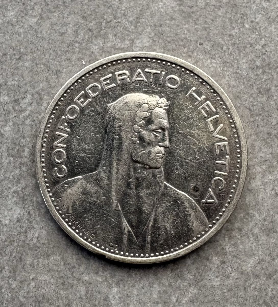 Tutti le monete: 5 Fr. - Silber 1932 – Usato da Leuzigen venduto da Bonjo 1