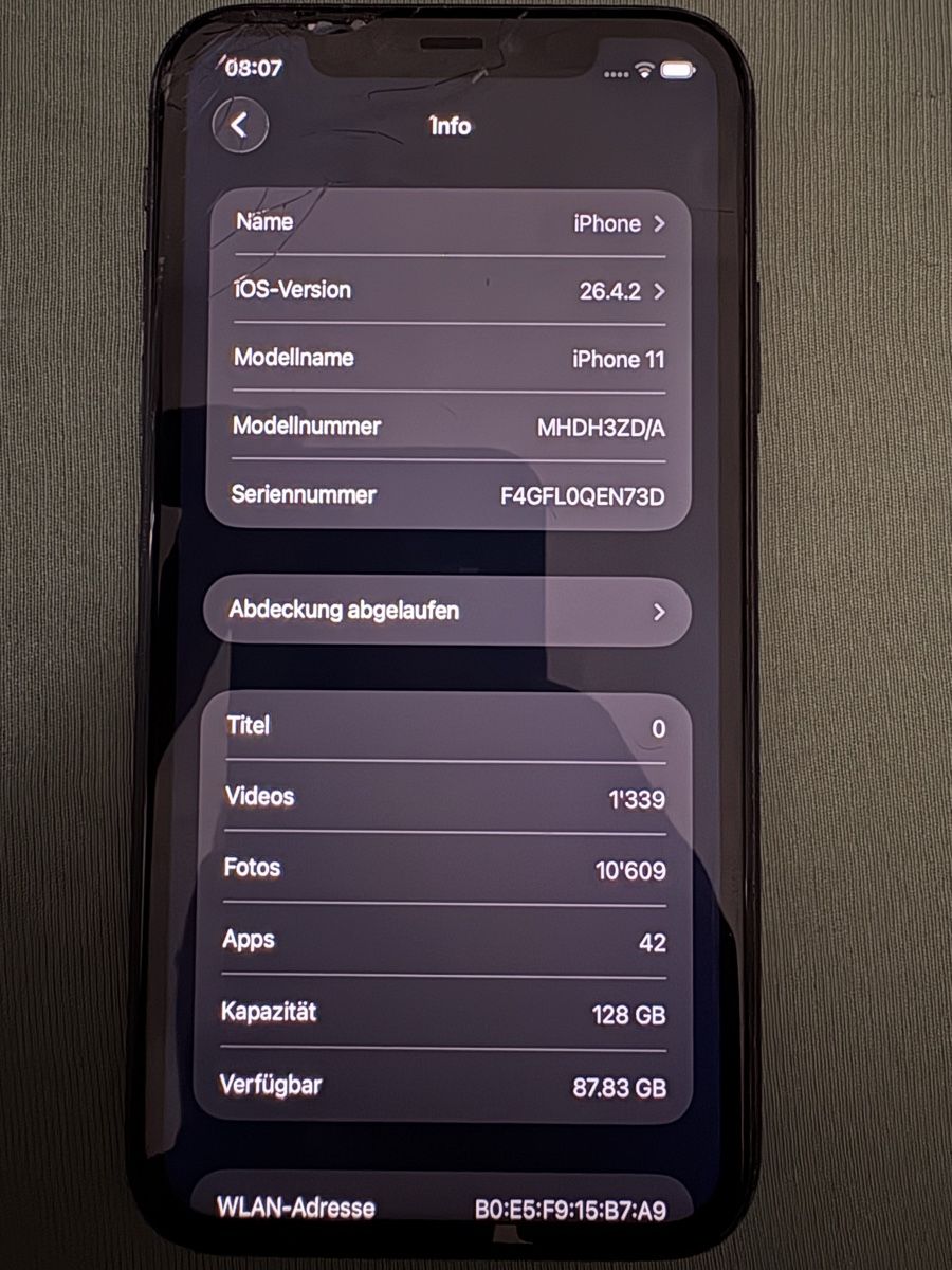 Apple Portables: iPhone 11 gebraucht  – D'occasion à Turbenthal par Winc 4