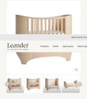 Leander Babybett Classic in dunkelbraun