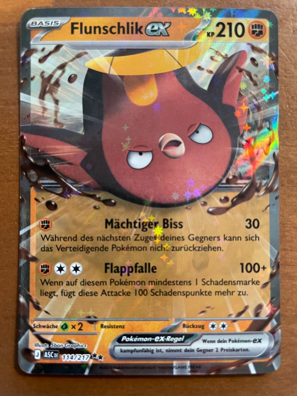 Pokémon Carte collezionabili: Pokemon Flunschlik eX (Versand gratis) – Nuovo (secondo la descrizione) da Chur venduto da Angerson