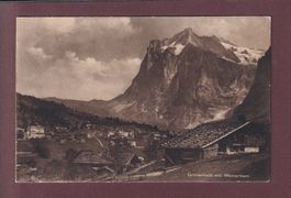 GRINDELWALD - Wetterhorn - 1919