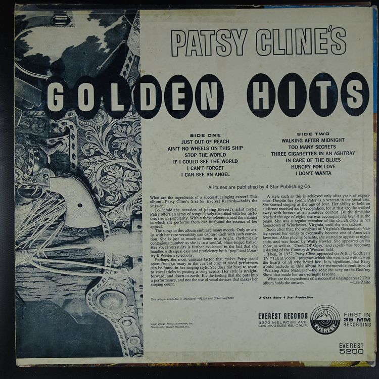 Patsy Cline - Golden Hits (Gebraucht) in Muhen für CHF 1 – mit ...