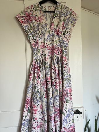 Laura Ashley Sommerkleid blumig Gr. 36