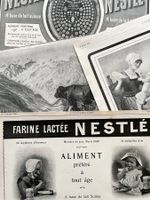 Nestlé -4 alte Werbungen / Anciennes publicités 1905/11