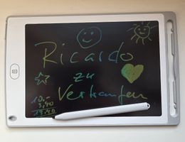 Schreibtafel digital Tchibo LCD weiss neu