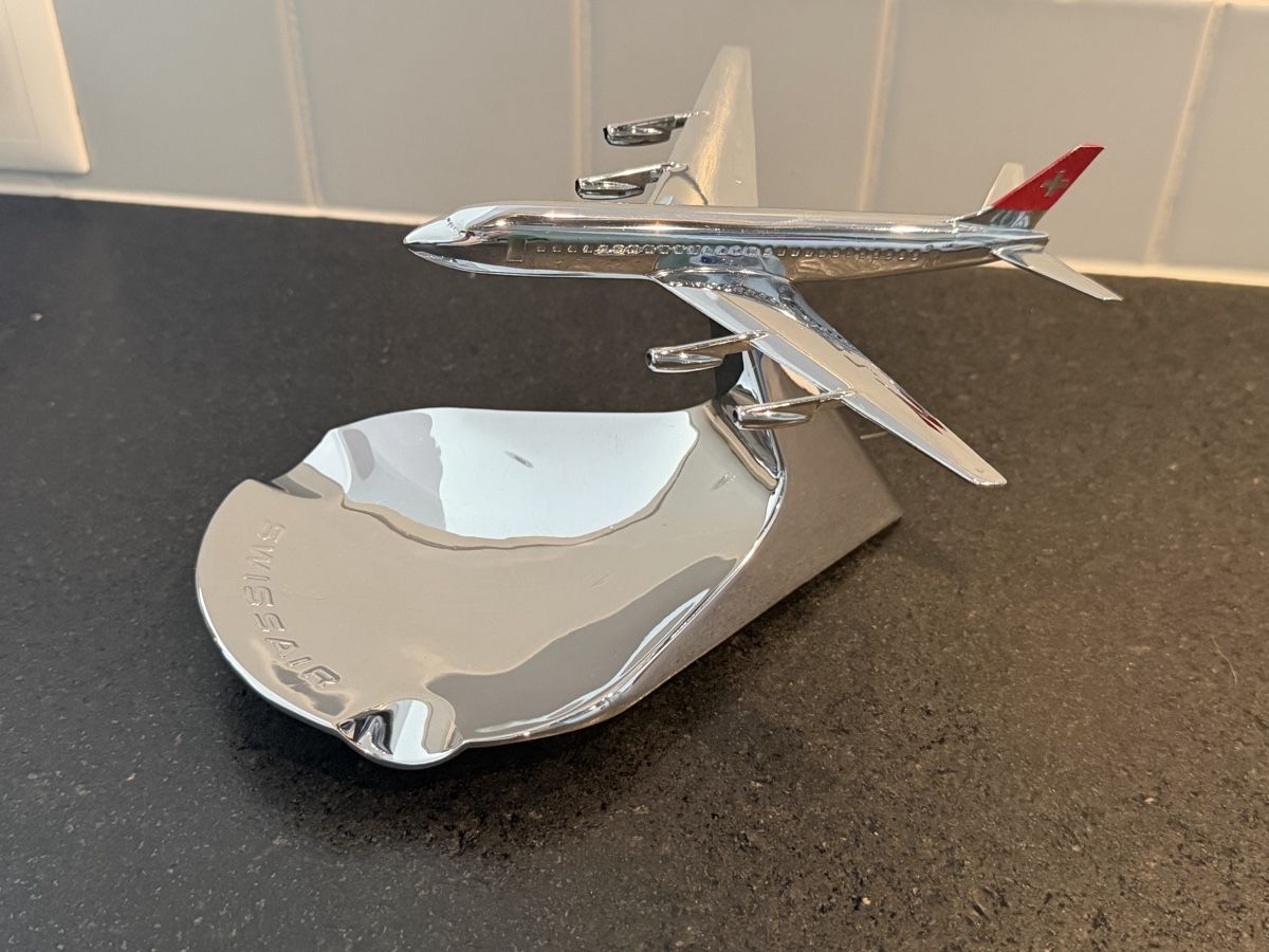 Swissair Portacenere: Swissair Aschenbecher – Usato da Basel venduto da barracuda360 2