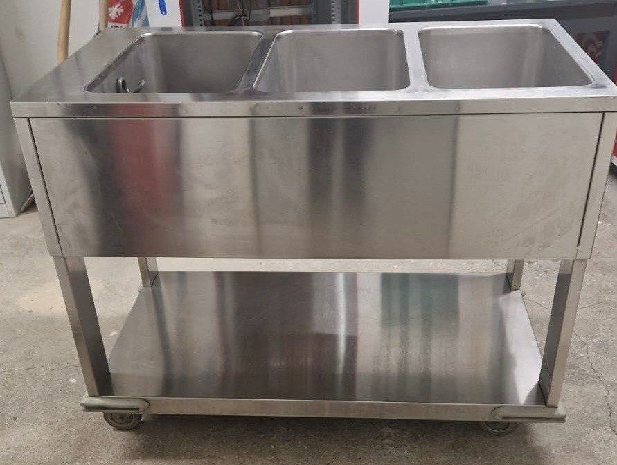 Elettrodomestici da cucina: Bain Marie Wagen - 3 x 1/1GN – Usato da Lungern venduto da Barbados04 1