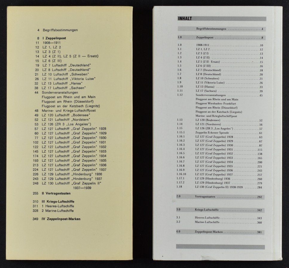 Tutti i francobolli: ZEPPELINPOSTKATALOG SIEGER 20. u. 21. AUFLAGE gut erh. – Usato da Wetzikon ZH venduto da Philimpex 1