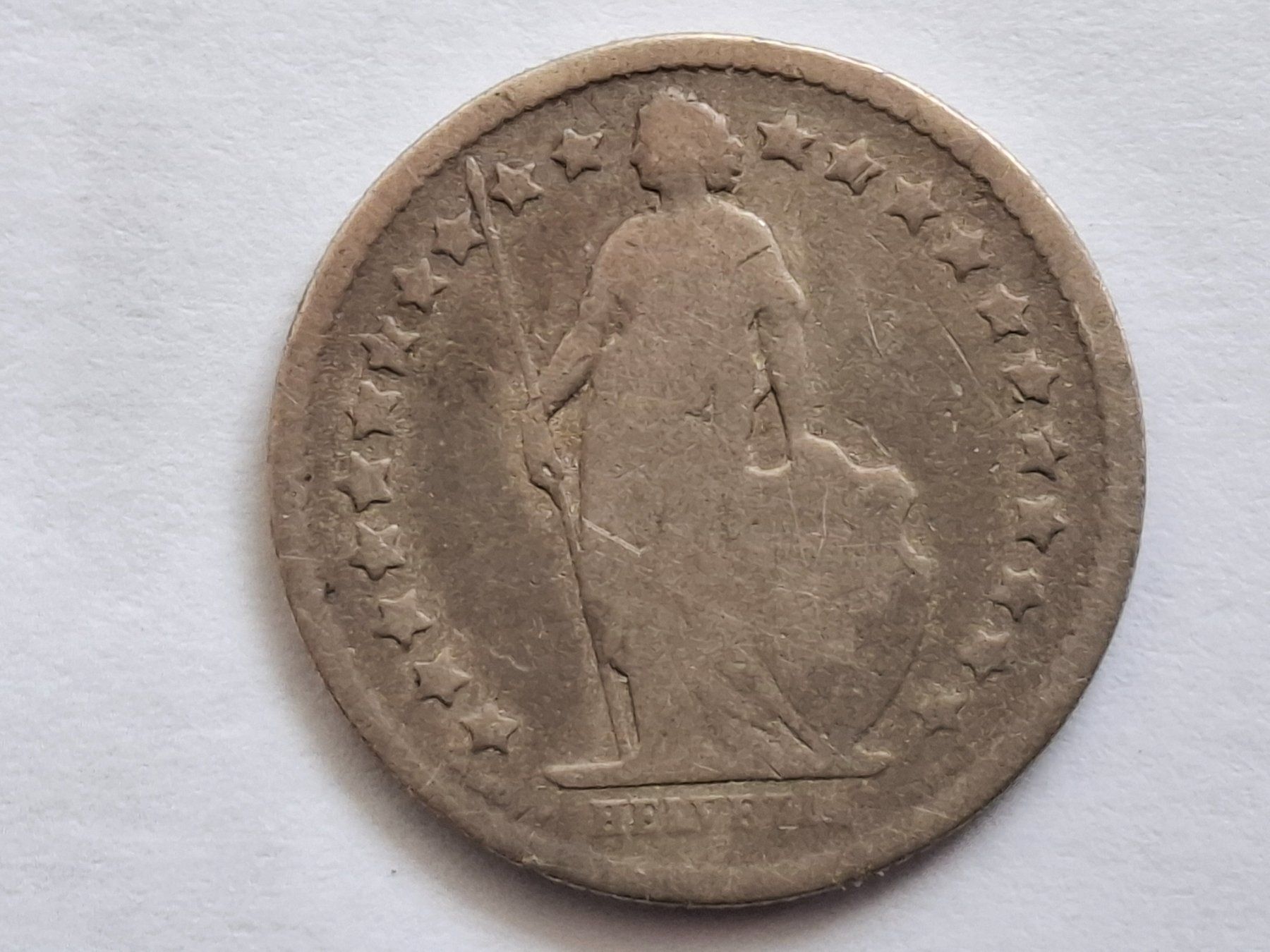 Tutti le monete: 50 Rappen 1875 – Usato da Neuchâtel venduto da Grandloupblanc