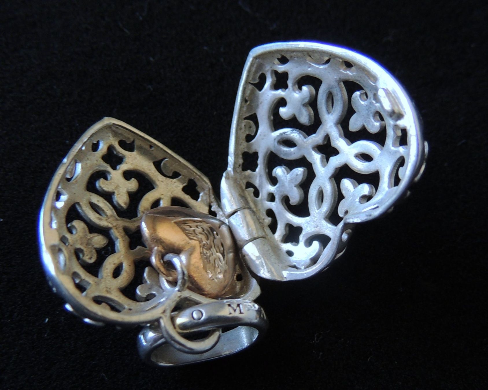 Thomas Sabo Ciondoli: THOMAS SABO Silber 925 Herz Medaillon – Usato da Waldenburg venduto da schaller707 2