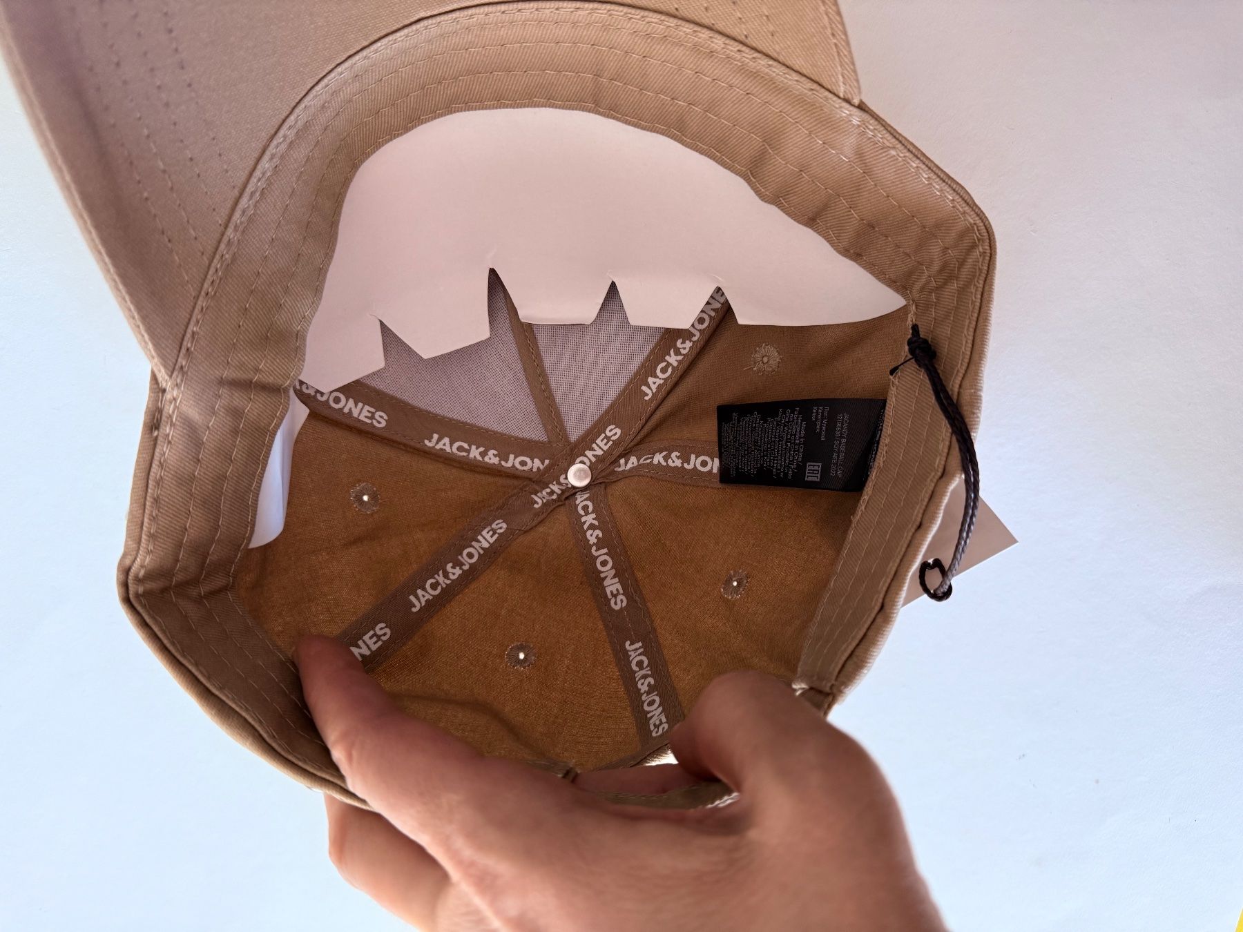 Jack & Jones Hüte, Mützen & Caps: JACK & JONES, Cap JACANDY BASEBALL, One Size, Farbe Beige – Neu und originalverpackt aus Rudolfstetten von gst_g7xl 3