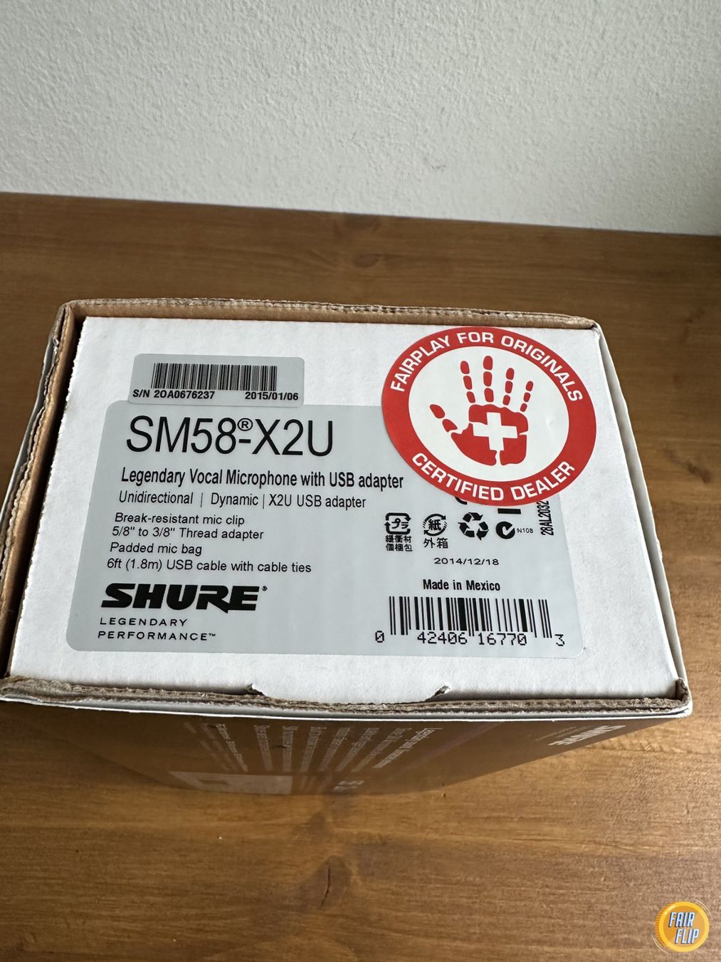 Shure Microfoni: Shure SM58 + X2u USB Digital Bundle Mikrofon Set – Usato da Luzern venduto da fairflip 3