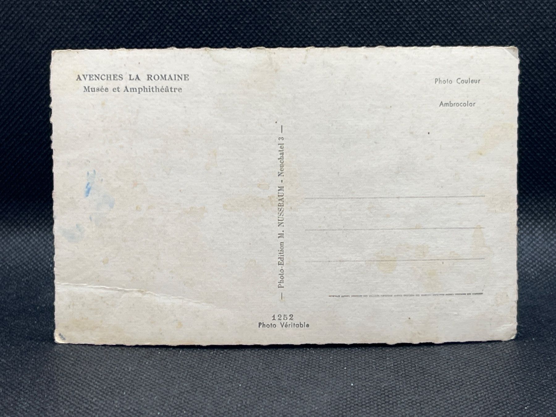 Cartoline postali: Avenches la Romaine: Musée et Amphithéâtre – Usato da Widnau venduto da Brusi9 1