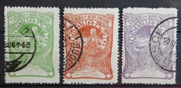 Rumänien Kat. 160, 161&163 gest. 1906 Kat. 20 Euro