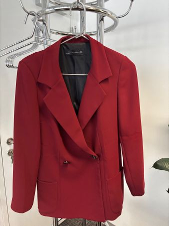 Zara Woman Blazer, Grösse M, Rot, Herbst-Look ❤️‍🔥