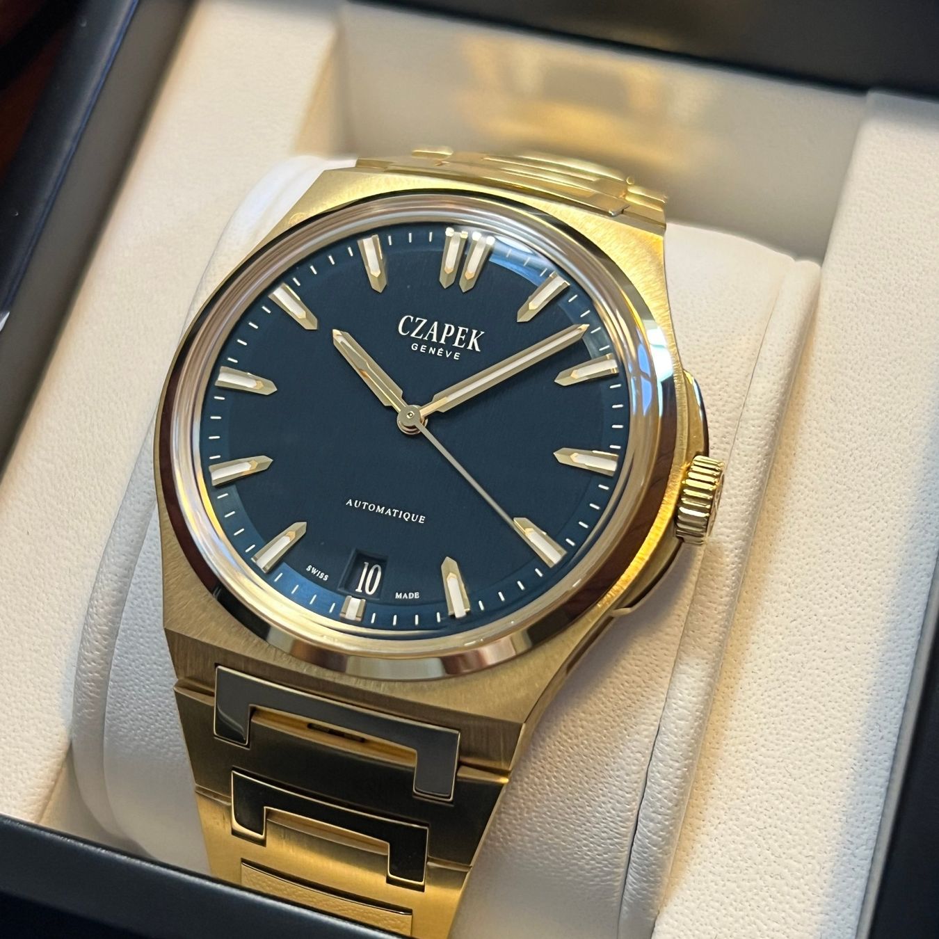 Orologi: Czapek Antarctique Mount Erebus Aqua Blue Full Set 2N-DEEP – Usato da Carouge GE venduto da Watchaser 2