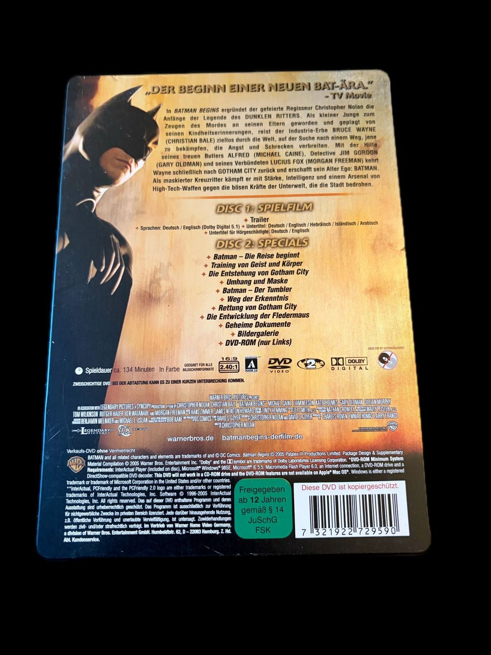 Tutti i DVDs: Batman Begins – Usato da Wangen SZ venduto da foley 1