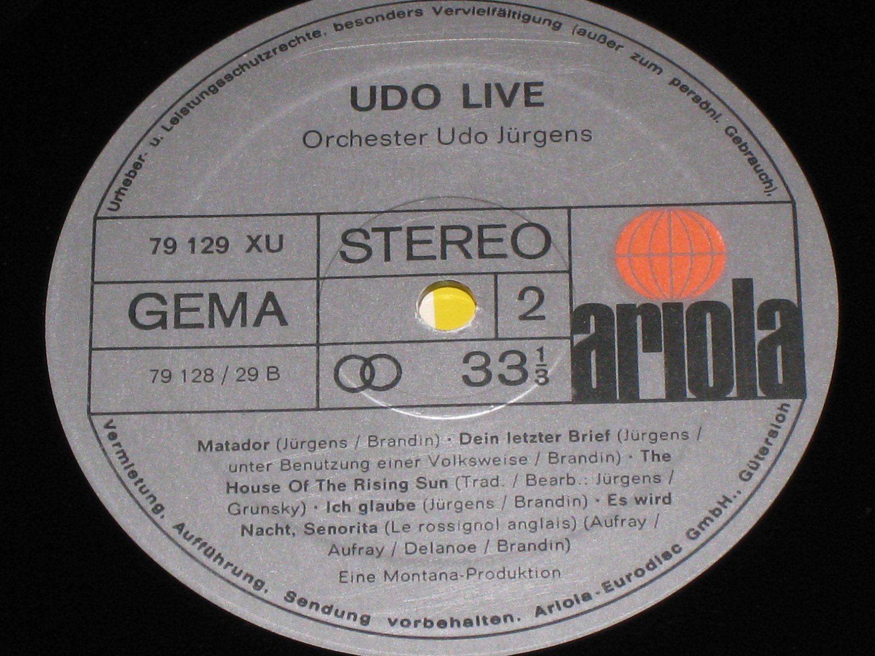 Dischi in vinile: DOPPEL LP - UDO LIVE – Usato da Steckborn venduto da Quo7 3