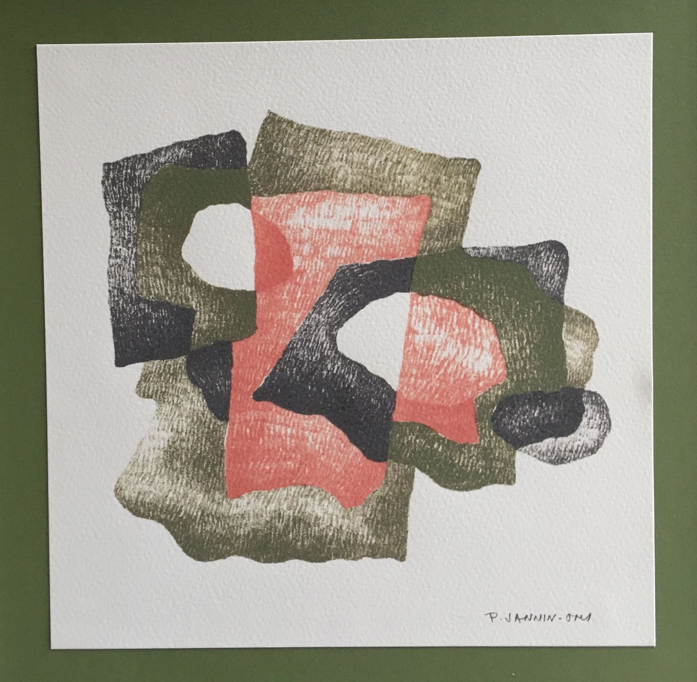Grafica & Litografie: Patrick Jannin Orig. Farblithographie "Printemps a la Foret" – Usato da Nennigkofen venduto da Sommersonnen 3