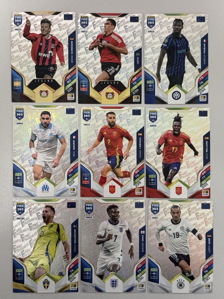 Panini Carte collezionabili: Panini 365 - Fan Favourite Silver - 9Stk – Nuovo (secondo la descrizione) da Oberbuchsiten venduto da Bananefrappe93