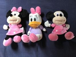 Disney Kuscheltiere: Minnie Maus & Daisy Duck, Top Zustand!