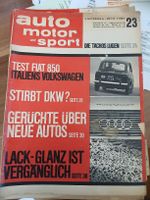 Auto Motor u Sport vom 14, 11 1964 u,a Triumph TR4 u Fiat850