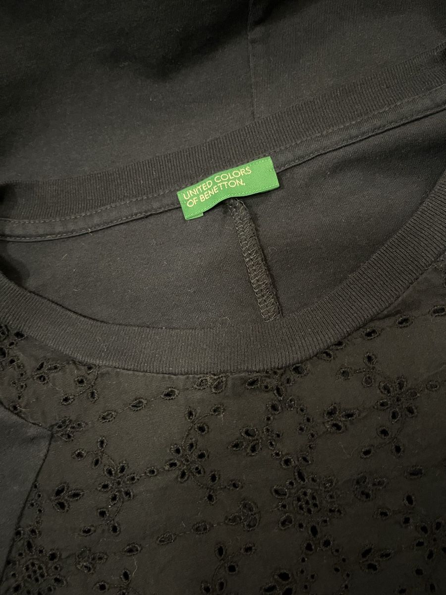 Benetton T-Shirts: Benetton Langarmshirt Broderie S neu – Neu (gemäss Beschreibung) aus Birrwil von vanyboo 3