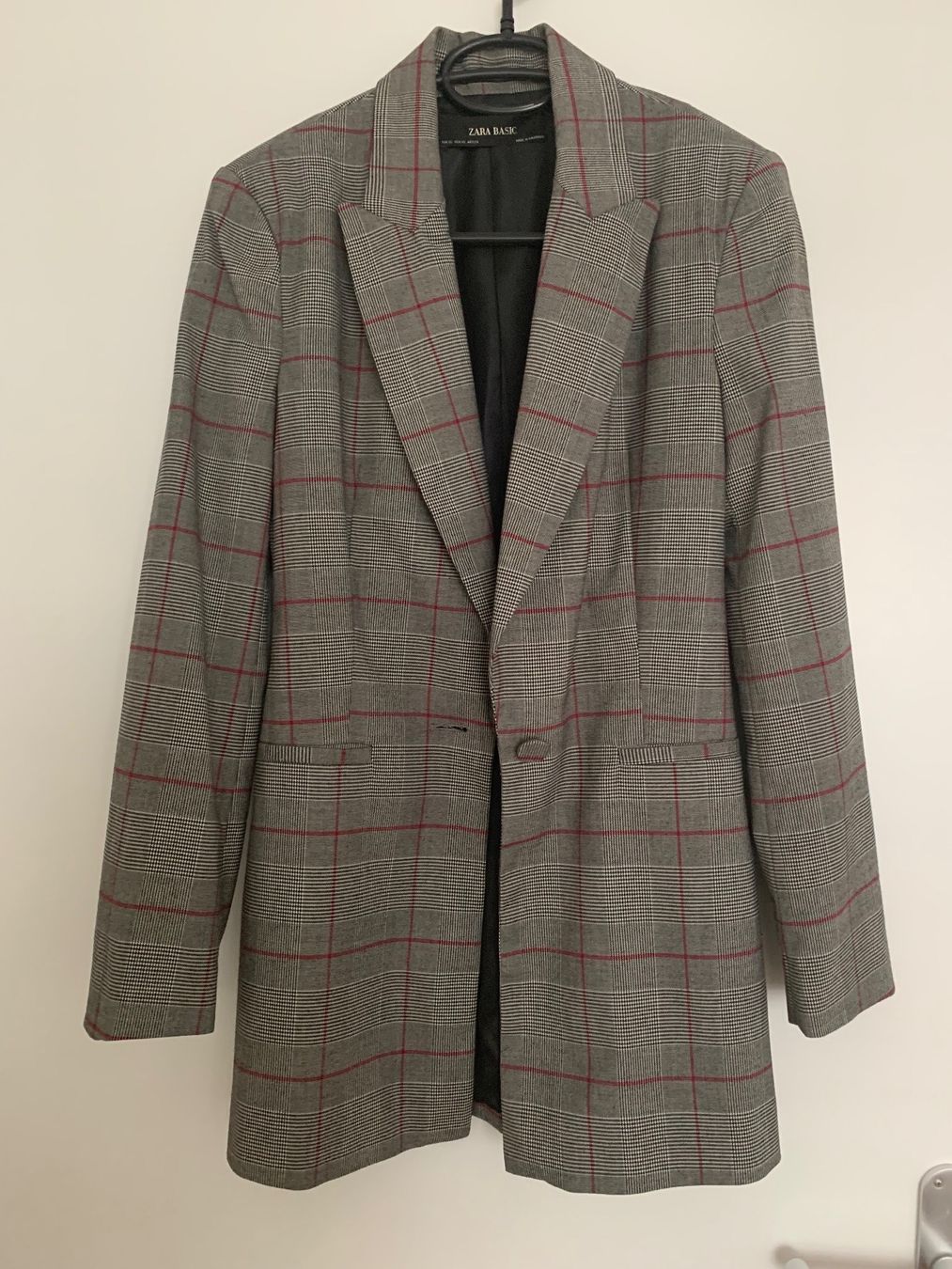 Zara Jacken: ZARA langer karierter Blazer - Gr. XS – Gebraucht aus Suhr von Mira-21