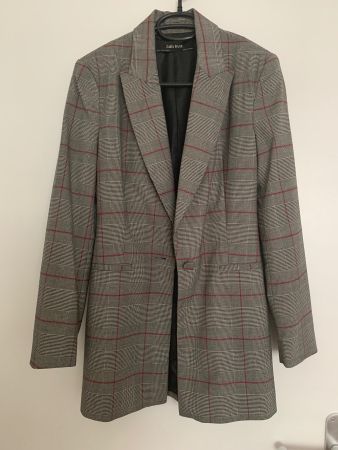 ZARA langer karierter Blazer - Gr. XS